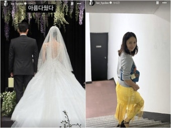 이효리, '친구' 김종민 결혼식서 눈부신 하객룩…유재석도 촬영