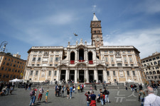 [포토] 교황이 안치될 산타 마리아 마조레 대성당