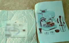 커피머신이 오천원?…해외 직구했더니 사진 인쇄된 종이만 달랑