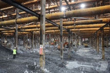 영동대로 3공구 지하 암반 굴착 현장 모습