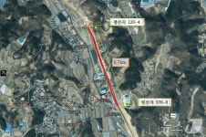 옥천군 동이초 앞 최고속도제한 30㎞→40㎞ 상향