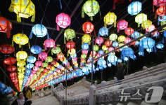 환하게 불 밝히는 연등