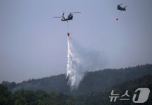 함지산 산불 확산…동서변·청보리숲유치원, 성북초·서변중 1일 휴교