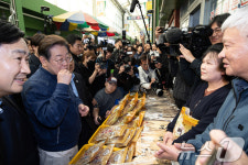 이재명 상인과의 소통