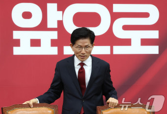 선대위회의 참석하는 김문수 후보