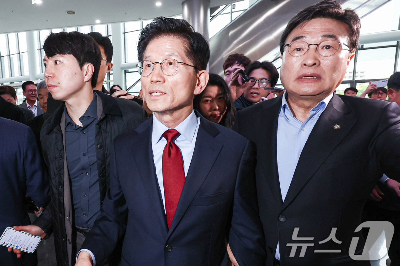 김문수 후보, 국민의힘 단일화 시도에 강한 반대 표명