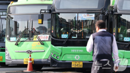 준법운행 재개한 서울시버스노조