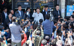 이재명 진안군민 향해 하트