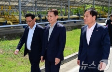 이병화 환경부 차관, 김천 하수처리장 현장 점검