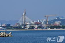 포항동빈대교 위용