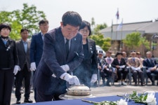 증평군, 호국영웅 고 연제근 상사 추모식 엄수