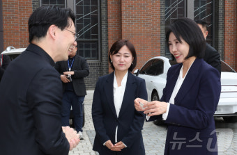김혜경 여사, 천주교 서울대교구청 방문
