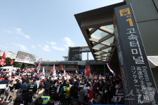 김문수 후보, 고속터미널역 광장 유세