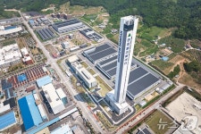 현대엘리, 아산타워 준공…높이 250m 글로벌 톱 3