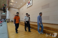 청주동부소방서, 21대 대통령 선거 투·개표소 방문 점검
