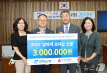 전북은행, 진안군에 딸에게 보내는 선물 100상자 기탁