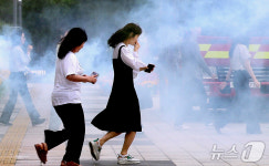 대전 서구청, 샘머리 119안전센터와 함께 합동 소방 훈련