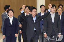 김문수 후보, 삼성전자 평택캠퍼스 방문