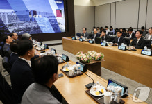 김문수, 삼성전자 방문 간담회