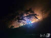 천안 광덕면서 산불…31분 만에 완진
