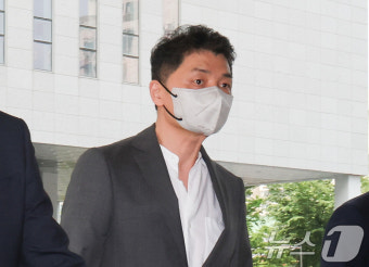 김범수 센터장, 'SM엔터테인먼트 주가조작 혐의' 공판 출석