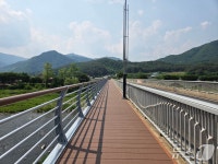 평창군, 보행 위험했던 다수대교에 인도 설치