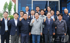김영록 지사, 여수 석유화학 중소기업 현장소통 간담회