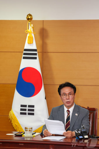 기자간담회 갖는 김민석 총리 후보자
