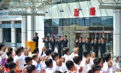 北 개건된 갈마역 준공…관광 개장 앞두고 새 단장