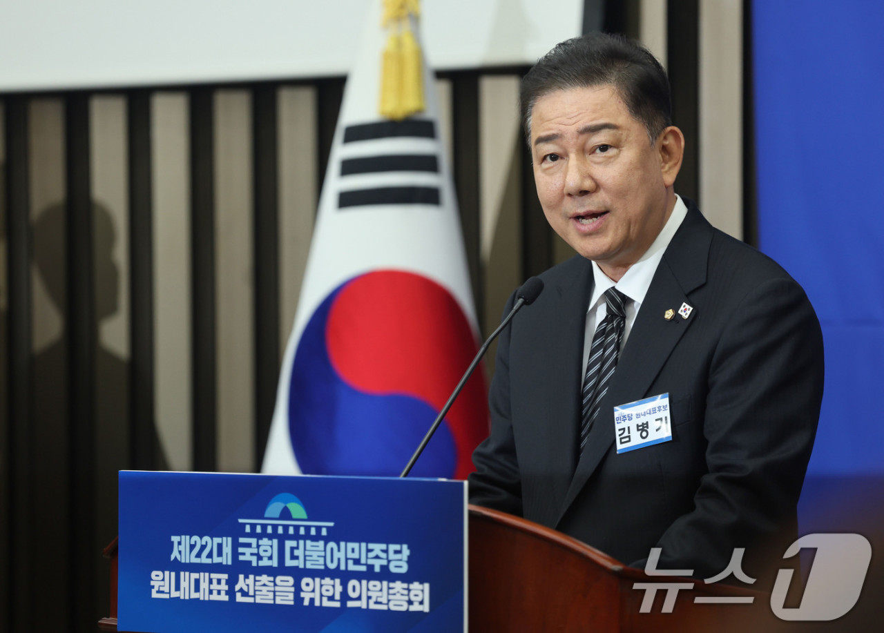 김병기 원내대표, 우원식 국회의장과 협력해 민생 회복과 국가 안정화에 최선 다하겠다