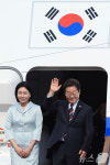 출국하는 이재명 대통령 내외