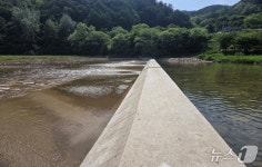 평창군, 용평면 백옥포리 취입보 보수 완료