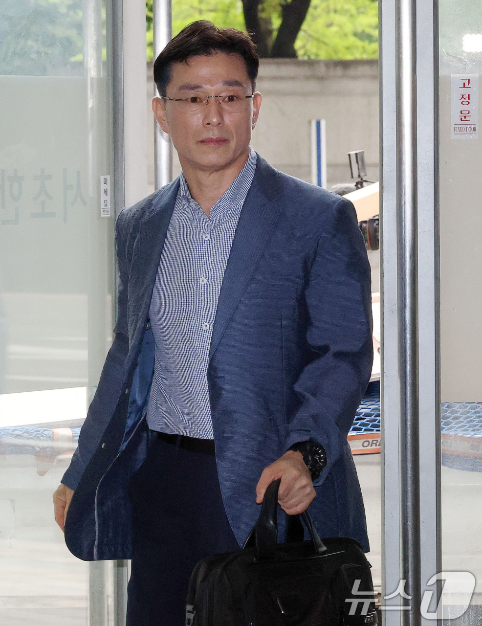 해병대 1사단장 임성근, 특검 출석 뒤 진술 거부 여전히 존재