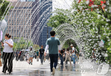 찜통 더위 속 휴식처