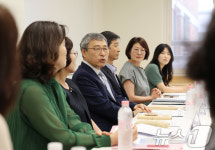 신현중·고등학교 방문한 정근식 서울시교육감