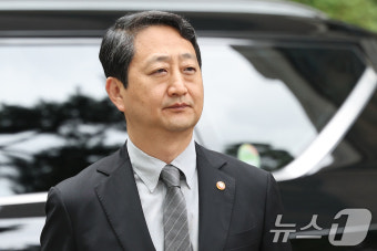 '내란특검 출석하는 안덕근'