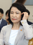 국회 과방위 출석한 이진숙 방통위원장
