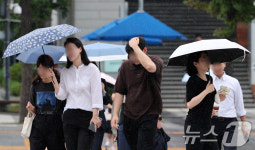 비 내리는 서울