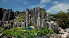 무등산 입석대 실감 콘텐츠 제작 현장 공개