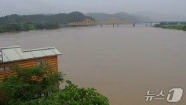 낙동강 합천군 적포교·함안군 계내리 홍수주의보