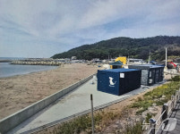 포항 동해면 흥환리해수욕장에 애완견동반해수욕장 28일 개장