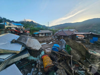 산사태 덮친 산청 율현마을