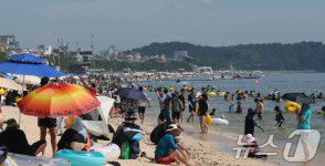 인파 몰린 대천해수욕장