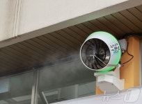 보성군 벌교 전통시장 3곳에 쿨링포그·미스트노즐바 설치