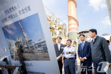 김성환 장관, 매립가스 포집 발전시설 방문