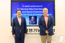 앨런 마샬 영국 공군 항공우주사령관, 전쟁기념관 방문