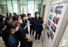 달서구보건소 견학온 일본 후쿠오카대 간호학과 학생들