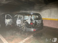 천안 쌍용동 아파트 지하주차장서 불…1시간 17분 만에 진화(종합)