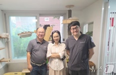 고양이도 구충 필수…인천스카이동물메디컬센터, 보호소 봉사