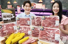 홈플러스, 옥수수 먹고 자란 돼지 ‘옥먹돼’ 출시